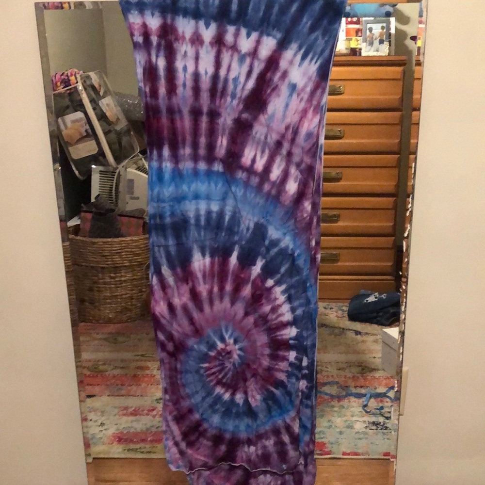 💜☂️🧢💙Tie dye scarf